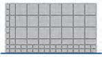 Bott Cubio drawer cabinet plastic box kit C 1300x750x100mm+H Bott Workshop Storage Drawer Units1300mmW x 750mmD 43020199 